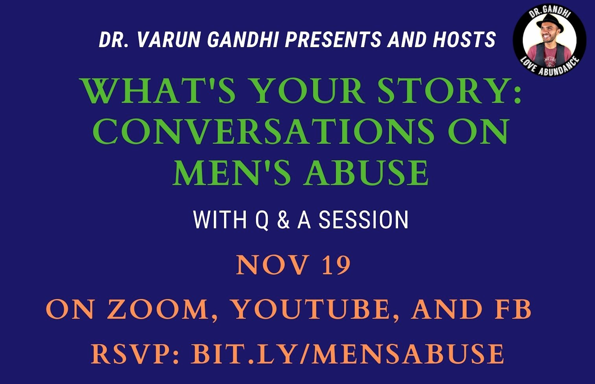 What's Your Story: Conversations on Men's Abuse