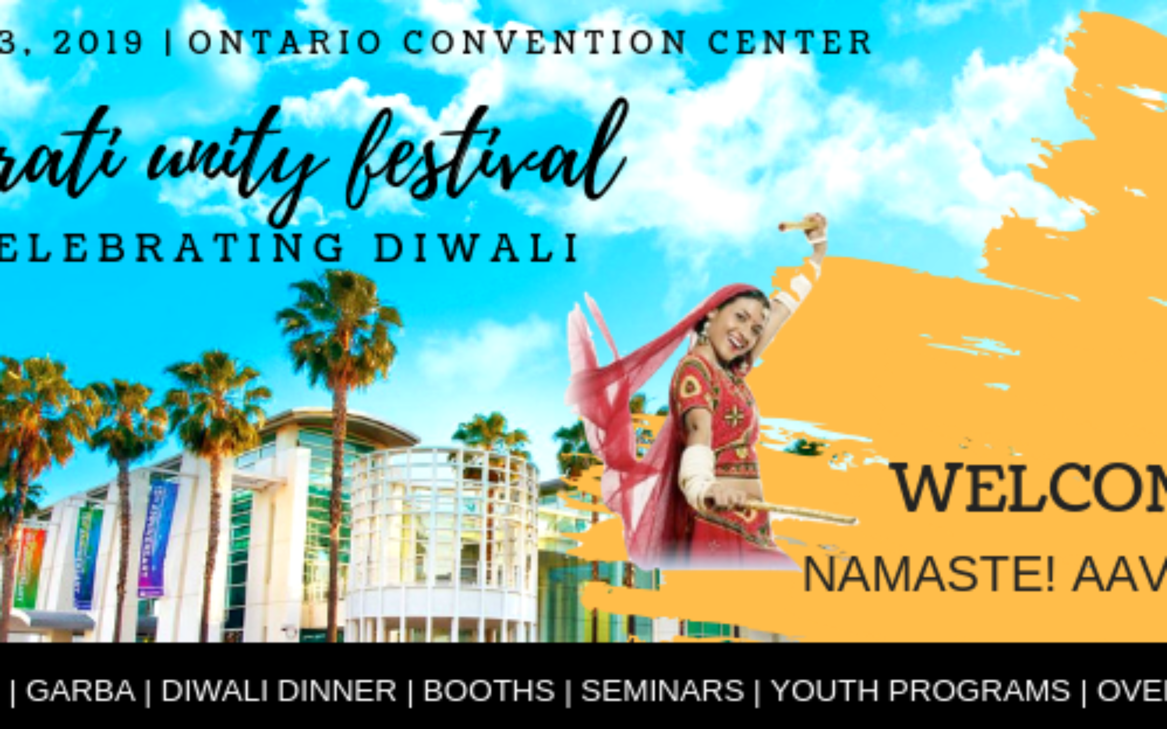 gujarati unity festival banner