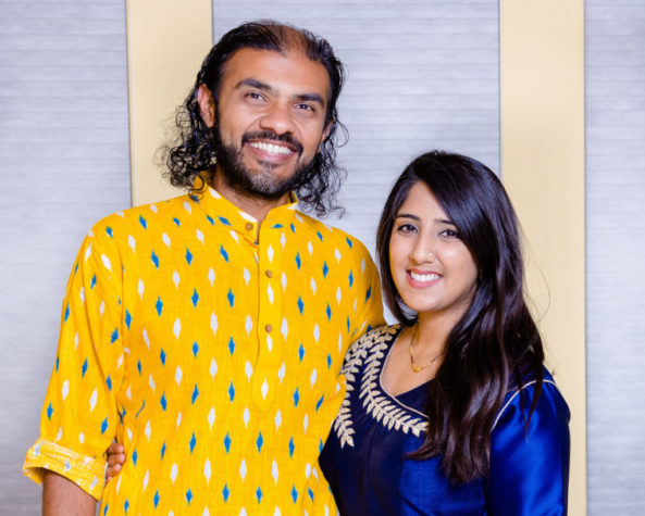 Sheenika and Varun on Diwali 2020 in California