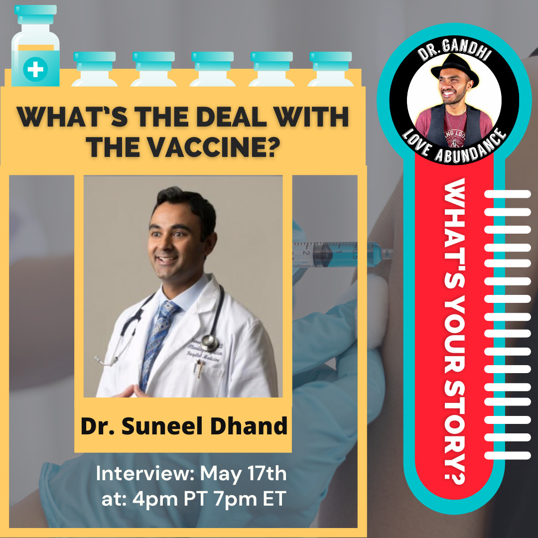 Suneel Dhand on What's Your Story with Dr. Varun Gandhi