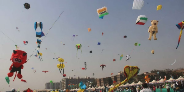 Uttarayan Kite flying festival in Los Angeles