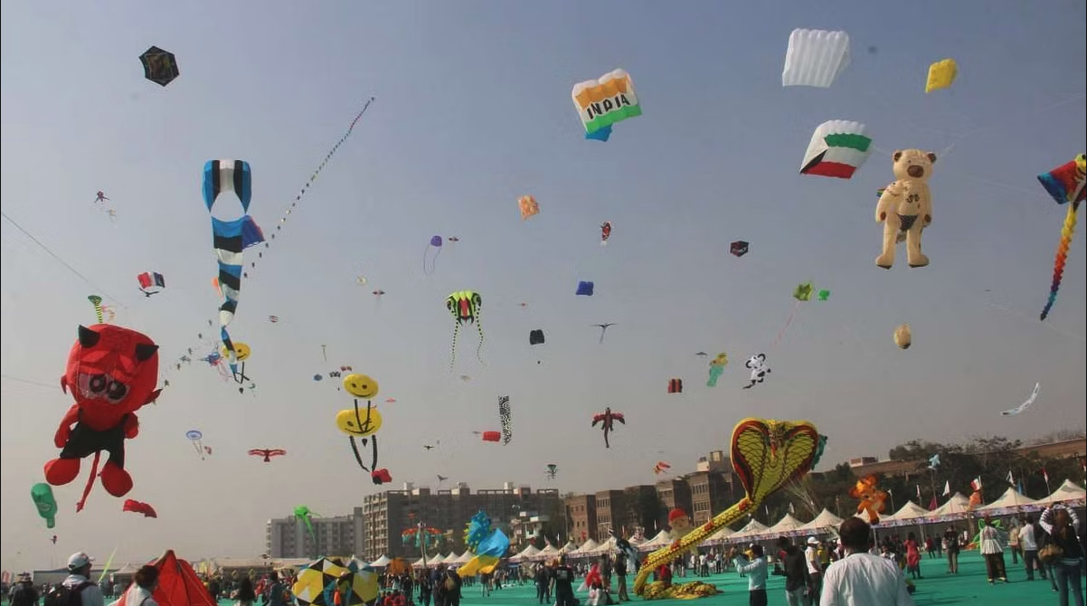Uttarayan Kite flying festival in Los Angeles