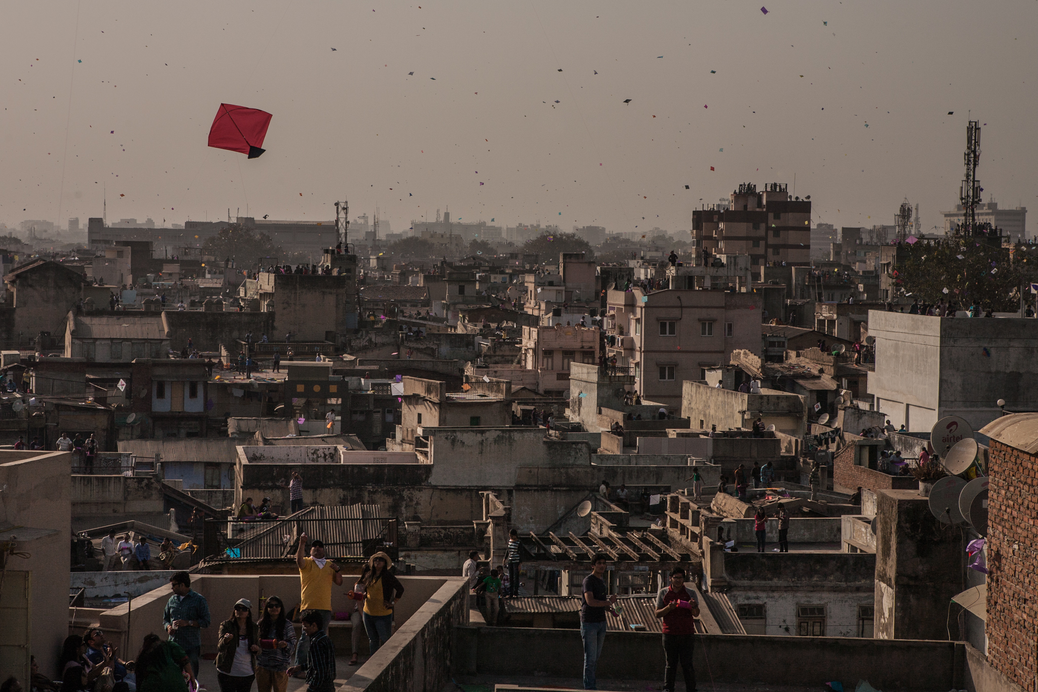 Uttarayan Kite flying festival in Gujarat