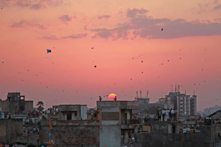 Uttarayan Kite flying festival in Gujarat