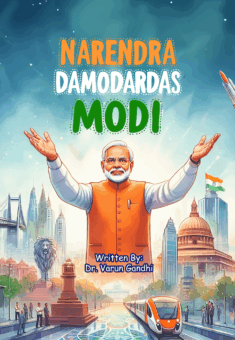 Tricolor cover small Narendra Damodardas Modi kids book
