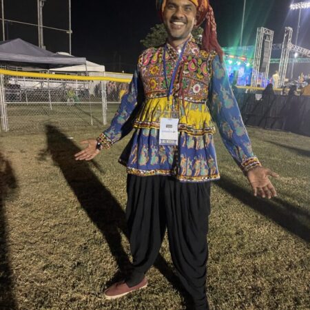 Varun at Kinjal Dave garba 2025